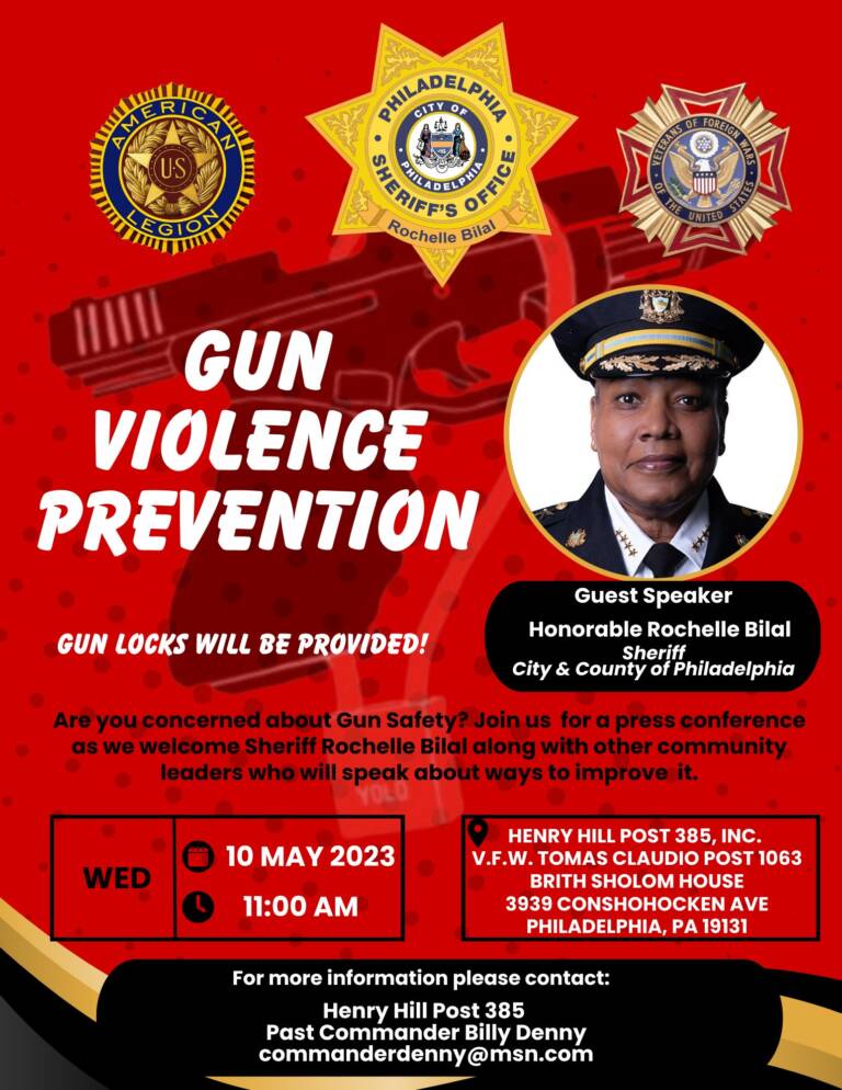 Philadelphia Sheriff's Office ~ Gun Violence Prevention Press ...
